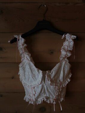 LIKE NEW Eyelet Lace Corset